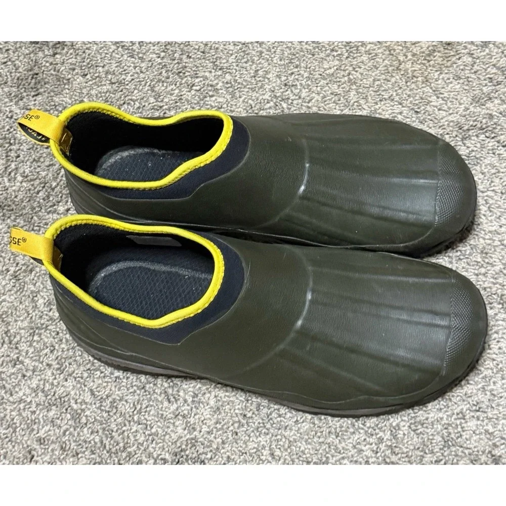 LaCrosse Alpha Mudlite Slip On Rubber Shoes Men's 12 Waterproof